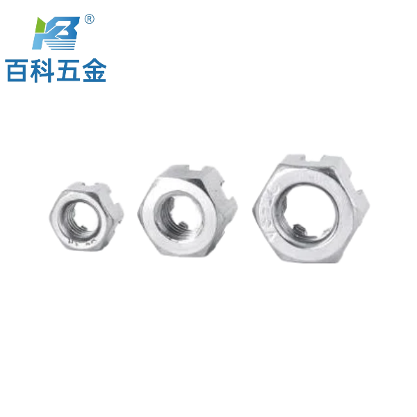 六角开槽螺母